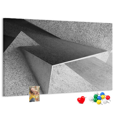 Tableau affichage liège Formes géométriques dans un style minimaliste