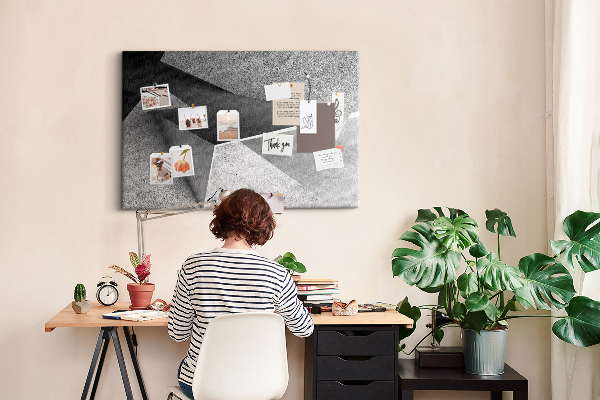 Tableau affichage liège Formes géométriques dans un style minimaliste