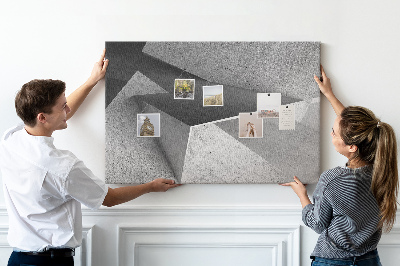 Tableau affichage liège Formes géométriques dans un style minimaliste