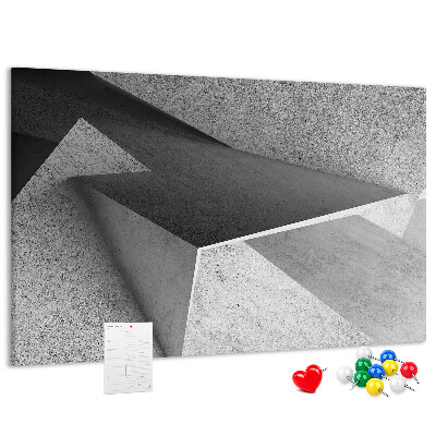 Tableau affichage liège Formes géométriques dans un style minimaliste