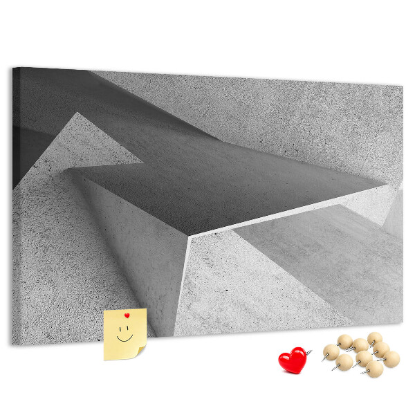 Tableau affichage liège Formes géométriques dans un style minimaliste