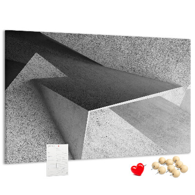 Tableau affichage liège Formes géométriques dans un style minimaliste