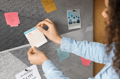 Tableau affichage liège Formes géométriques dans un style minimaliste