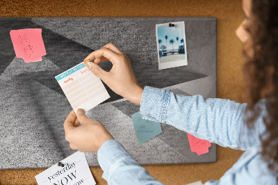 Tableau affichage liège Formes géométriques dans un style minimaliste