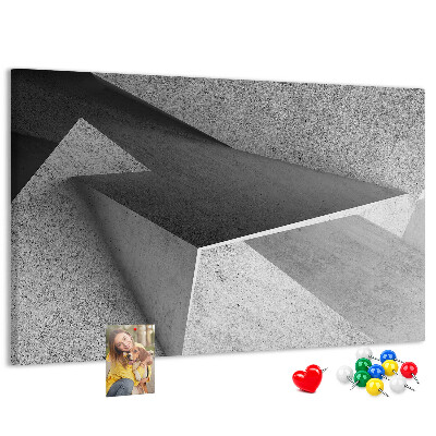 Tableau affichage liège Formes géométriques dans un style minimaliste