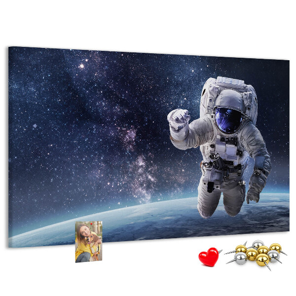 Tableau de liège Astronaute dans l'espace