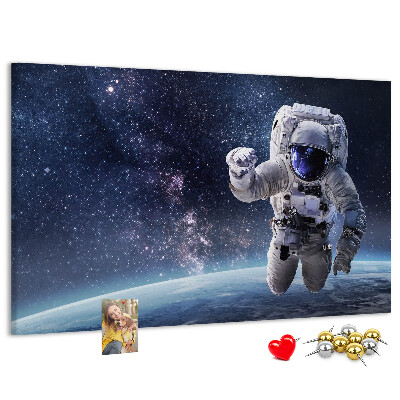 Tableau de liège Astronaute dans l'espace