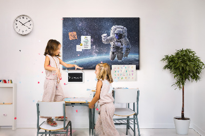 Tableau de liège Astronaute dans l'espace