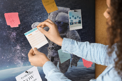Tableau de liège Astronaute dans l'espace