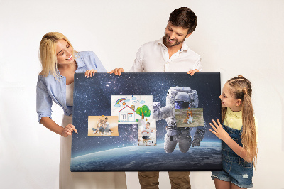 Tableau de liège Astronaute dans l'espace