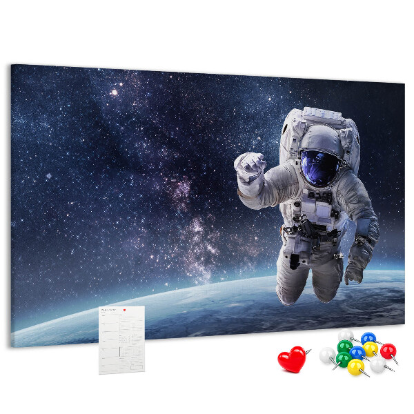 Tableau de liège Astronaute dans l'espace