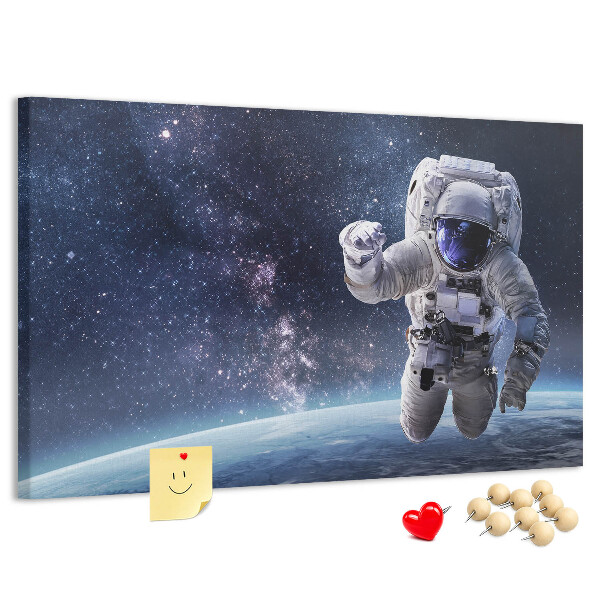 Tableau de liège Astronaute dans l'espace