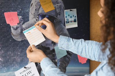Tableau de liège Astronaute dans l'espace
