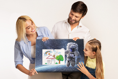 Tableau de liège Astronaute dans l'espace