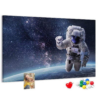 Tableau de liège Astronaute dans l'espace