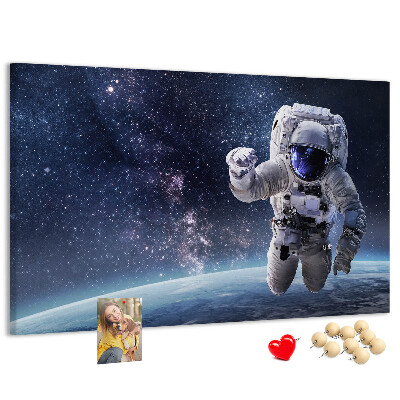 Tableau de liège Astronaute dans l'espace