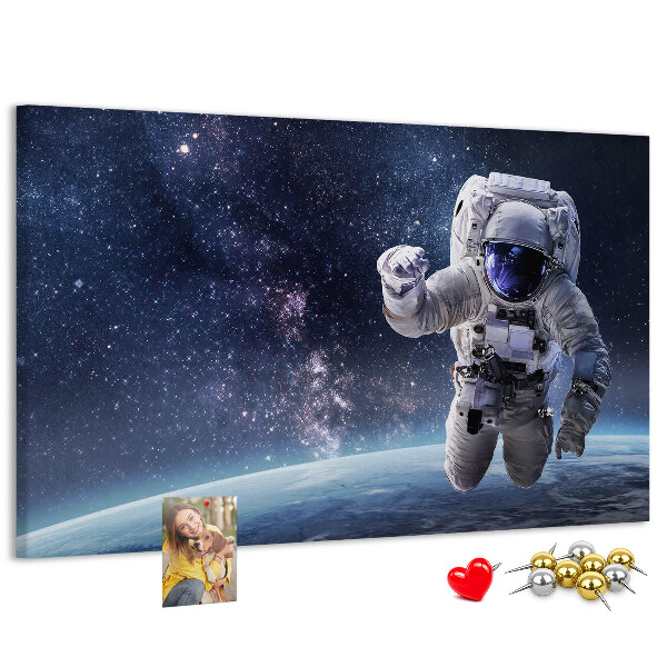 Tableau de liège Astronaute dans l'espace