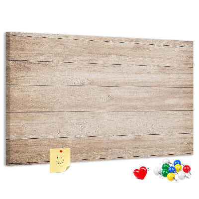 Tableau affichage liège Bois naturel aux teintes chaudes