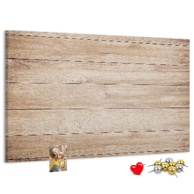 Tableau affichage liège Bois naturel aux teintes chaudes