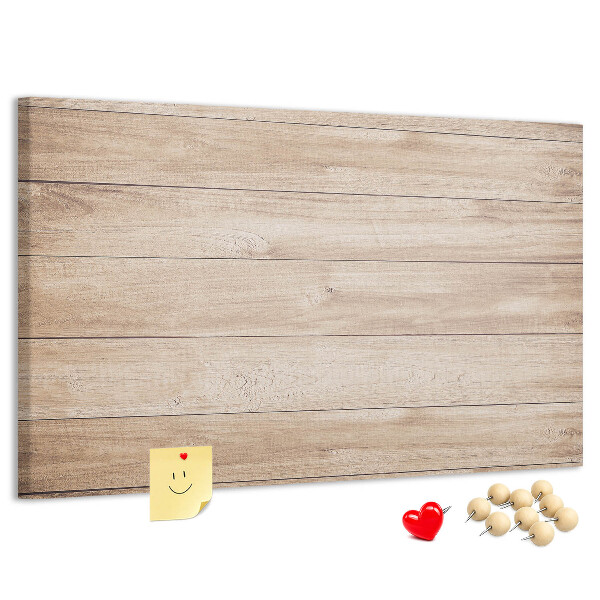 Tableau affichage liège Bois naturel aux teintes chaudes