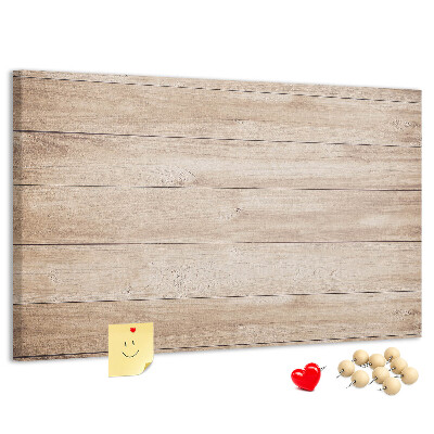 Tableau affichage liège Bois naturel aux teintes chaudes