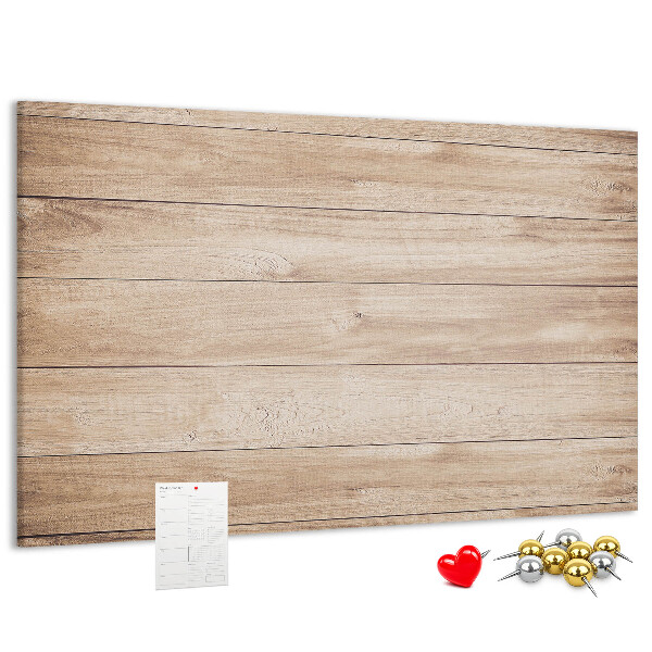 Tableau affichage liège Bois naturel aux teintes chaudes