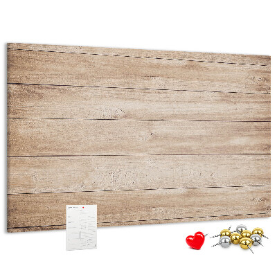 Tableau affichage liège Bois naturel aux teintes chaudes