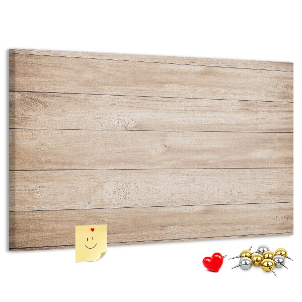 Tableau affichage liège Bois naturel aux teintes chaudes