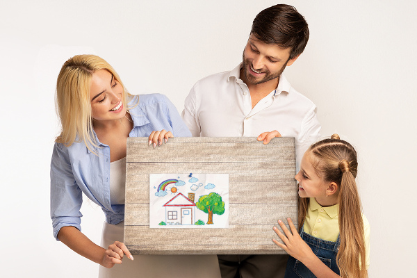 Tableau affichage liège Bois naturel aux teintes chaudes