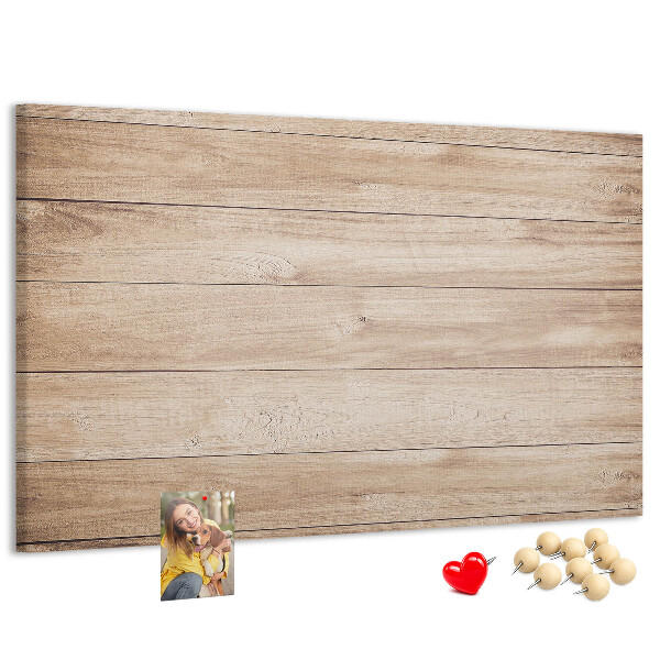 Tableau affichage liège Bois naturel aux teintes chaudes