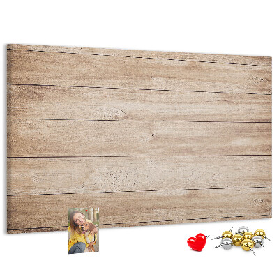Tableau affichage liège Bois naturel aux teintes chaudes