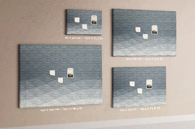 Tableau affichage liège Triangles géométriques en niveaux de gris en arrière-plan