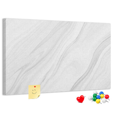 Tableau affichage liège Élégant motif marbré dans des tons de gris