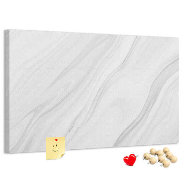 Tableau affichage liège Élégant motif marbré dans des tons de gris