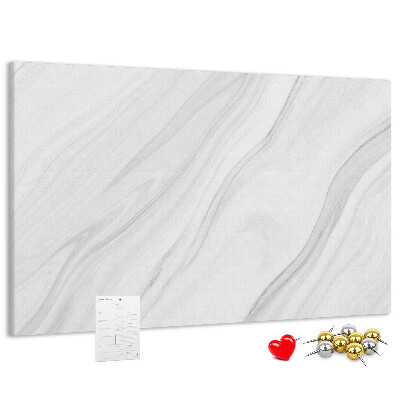 Tableau affichage liège Élégant motif marbré dans des tons de gris