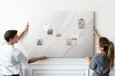 Tableau affichage liège Élégant motif marbré dans des tons de gris