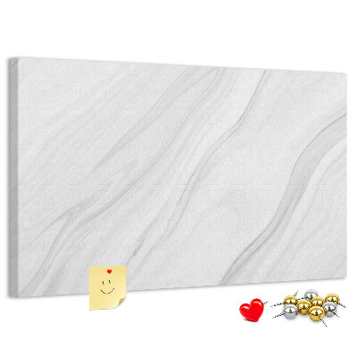 Tableau affichage liège Élégant motif marbré dans des tons de gris