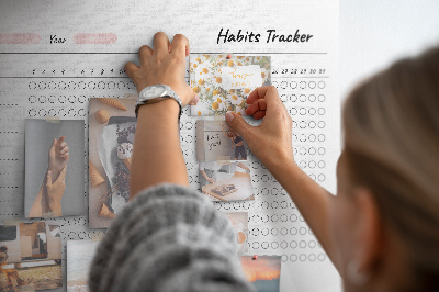Tableau affichage liège Le suivi des habitudes simplifié
