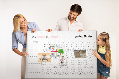 Tableau affichage liège Le suivi des habitudes simplifié