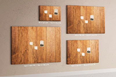 Tableau en liège planche en bois avec des épingles colorées