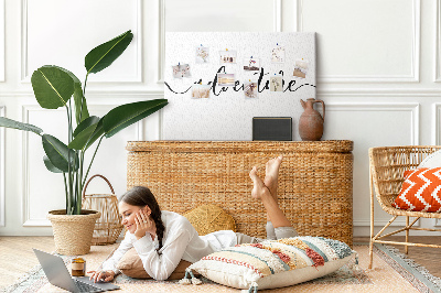 Tableau en liège Un voyage créatif vers des aventures inconnues