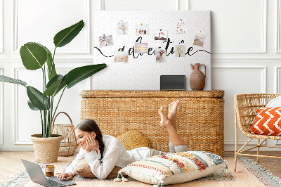 Tableau en liège Un voyage créatif vers des aventures inconnues