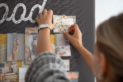 Tableau affichage liège Message positif sur fond sombre