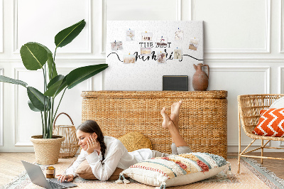 Tableau affichage liège Les plus beaux souvenirs dans un style élégant