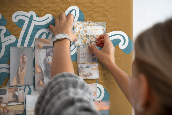 Tableau affichage liège Voyageons ensemble vers des lieux inconnus
