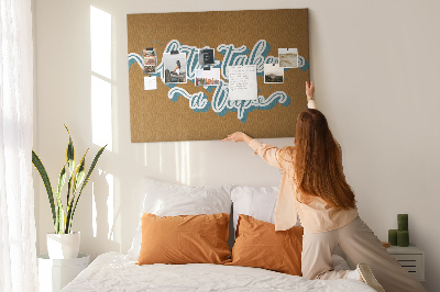 Tableau affichage liège Voyageons ensemble vers des lieux inconnus