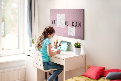 Tableau affichage liège Thème de la pensée positive et de la motivation.