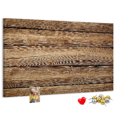 Tableau de liège Planches naturelles aux teintes chaudes.