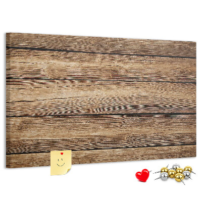 Tableau de liège Planches naturelles aux teintes chaudes.