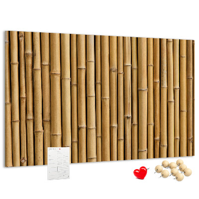 Tableau de liège Fond en bois de bambou naturel